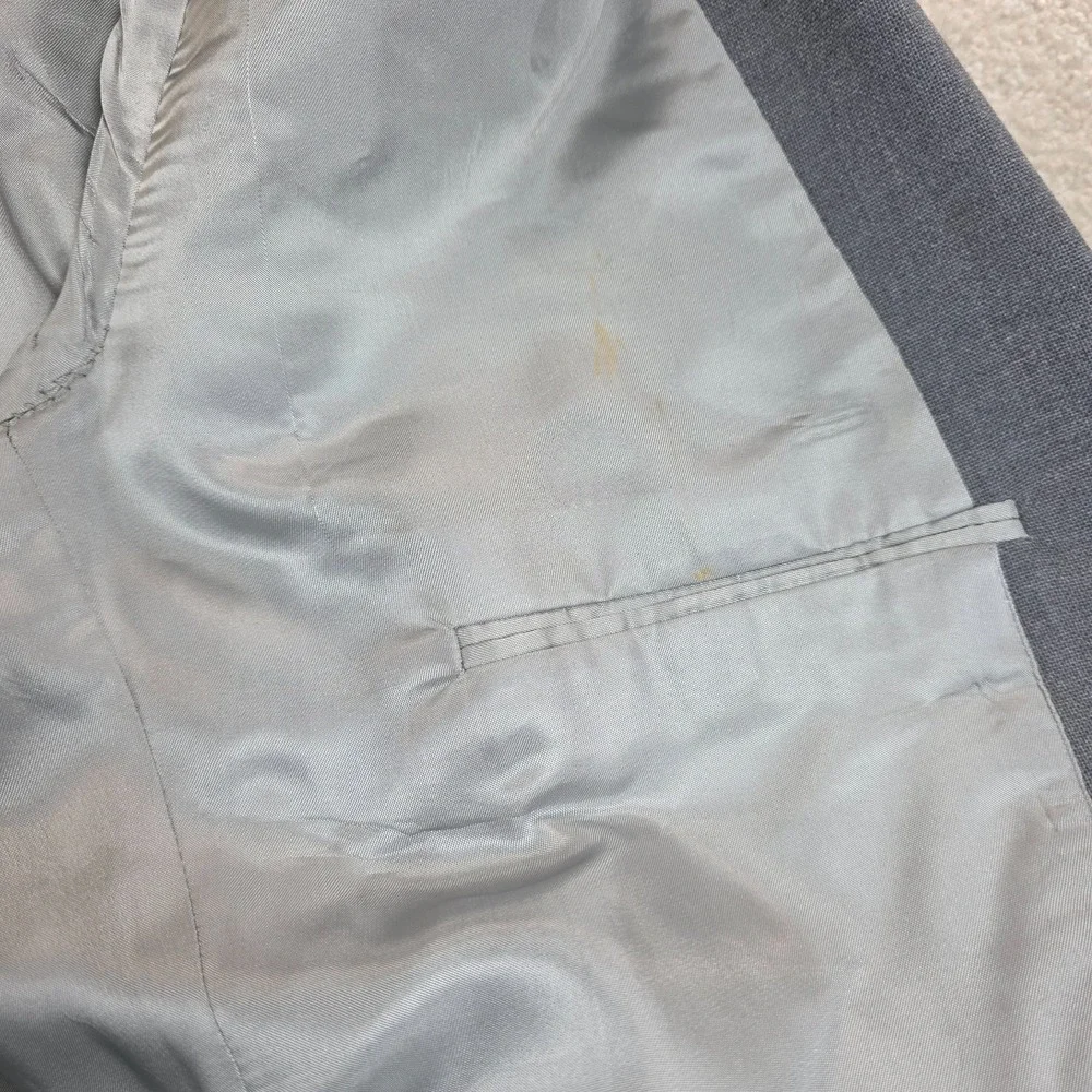 Lacrosse Tailored Expressly For Stephen's Blazer Mens 48L Gray Pockets USA Made